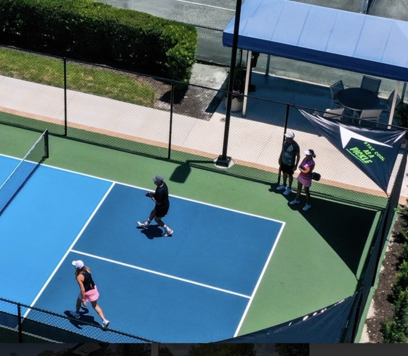 Custom Court Sunshade with no logo - Image 2